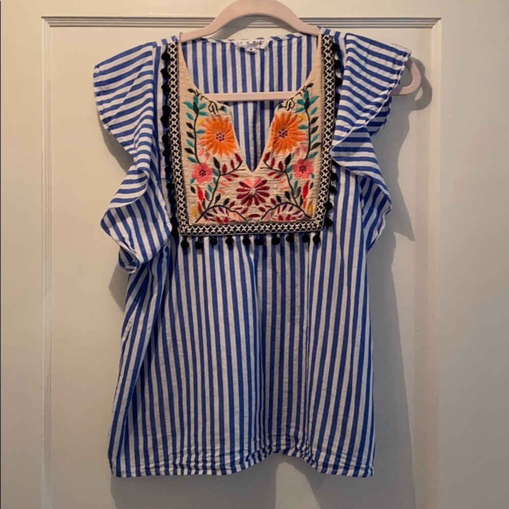 THML sleeveless blouse